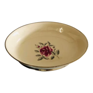 Vintage Gorham China "Miramar" Pattern Oval Vegetable Serving Bowl