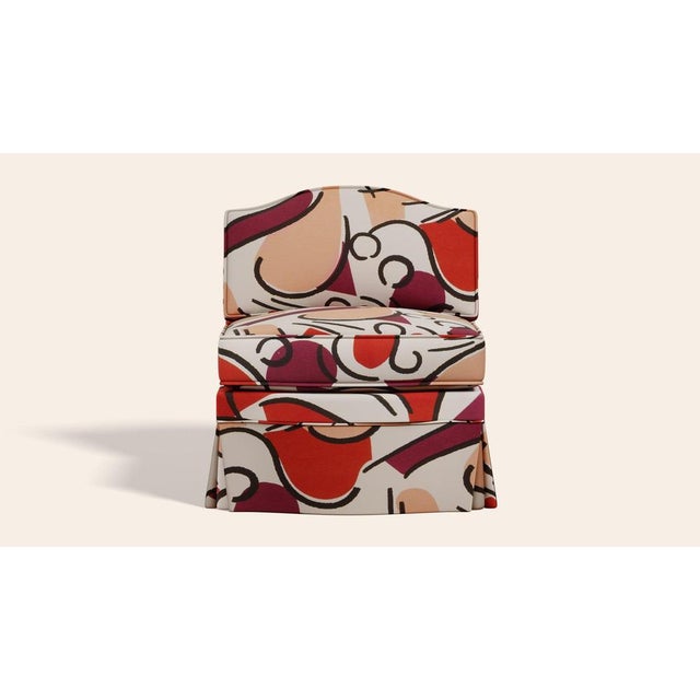 Grenadine Felix Slipper Chair by Ceraudo For Sale - Image 5 of 8