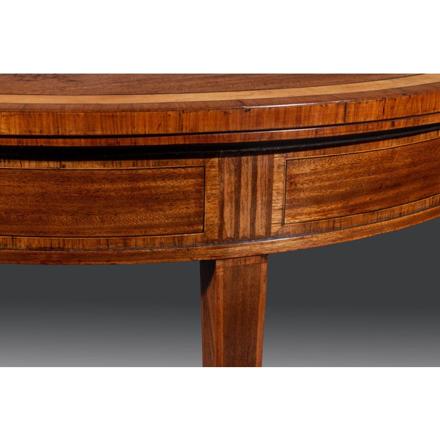 George III Marquetry Inlaid Card Tables, 1780, Set of 2 For Sale - Image 4 of 6