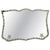 Brown French Art Deco Wall Mirror with Etched Flowers, 1930s For Sale - Image 8 of 8