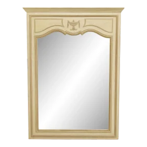Vintage Neoclassical Style Painted Wall Mirror