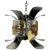 Metal Murano Glass & Chrome Chandelier Pendant from Mazzega, Italy, 1970s For Sale - Image 7 of 7