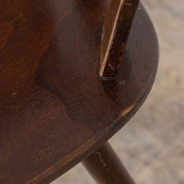 1950s French Wood Brutalist Chair For Sale - Image 13 of 13