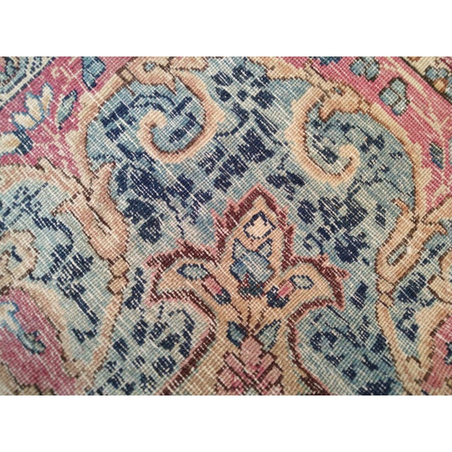 1900 - 1909 Antique Persian Lavar , 7'3" X 7'8" For Sale - Image 5 of 6