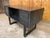 Dark Gray Mid-Century Executive Desk With Black Cerused Finish and Sculptural Legs For Sale - Image 8 of 12