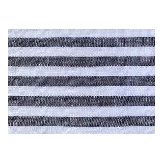 Plum Textiles Madrid Black Linen For Sale