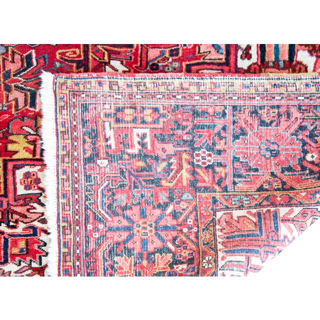 Mid 20th Century Persian Heriz Rug For Sale - Image 15 of 16