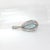 Blue 2.1ct Aquamarine Pendant With Natural Diamonds Accents: Solid 14k Gold, 12x7mm For Sale - Image 8 of 9