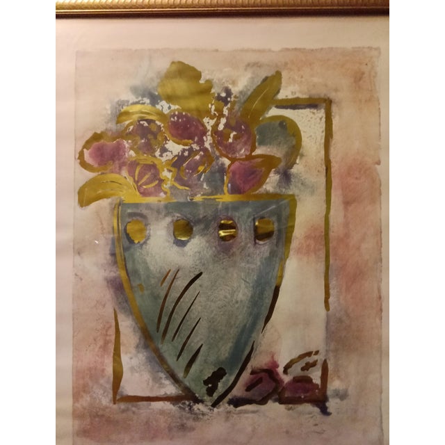 1980s 1980s Joyce. Combs Mixed-Media Collage Original Art For Sale - Image 5 of 6