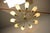 Mid-Century Modern Czechoslovak Brass and Glass 10-Arm Chandelier, 1960s For Sale - Image 11 of 15