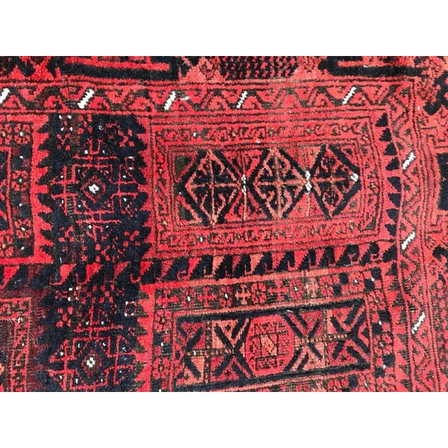 Antique Turkmen Belutch Afghan Rug For Sale - Image 13 of 18