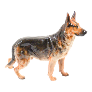 Large Royal Doulton German Shepherd Hn 1115 – Rare 11" "Giant" Scale – Frederick Daws Design, C. 1940s