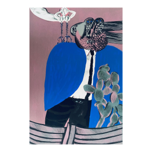 Naftali BezemIsraeli Surrealist Judaica Abstract Lithograph Naftali Bezem