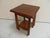 Brown Antique Art Nouveau Oak Side Table, 1890s For Sale - Image 8 of 10