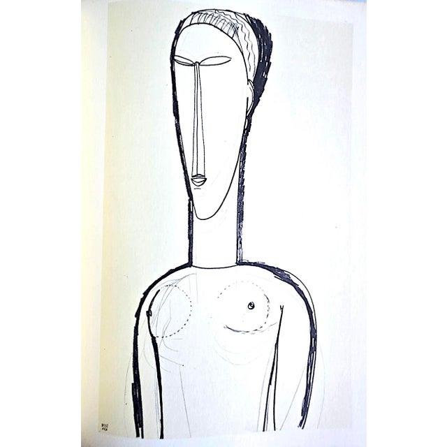 1969 1st Edition, "Modigliani: Drawings and Sketches", Franco Russoli For Sale - Image 10 of 17