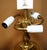 Metal Table Lamp in Brass and Marble For Sale - Image 7 of 18