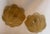 1980s Mid-Century Modern Golden Murano Glass Floral Flush Lamps - a Pair For Sale - Image 15 of 16