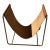 Contemporary Saddle Leather & Brass Magazine Rack / Firewood Holder For Sale