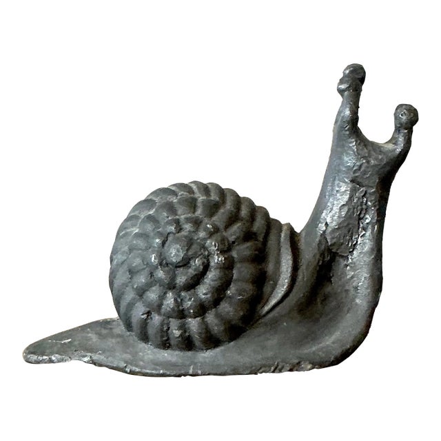 Vintage Boho Lead Snail For Sale