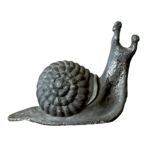 Vintage Boho Lead Snail