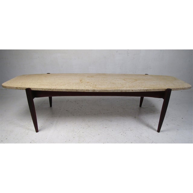 Mid-Century Modern Midcentury Danish Teak Coffee Table For Sale - Image 3 of 10