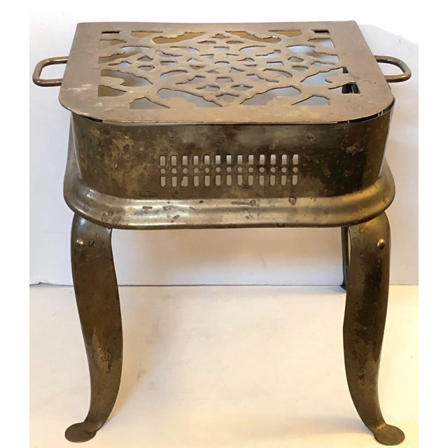 Brass & Iron Footman Trivet/Stool Chairish