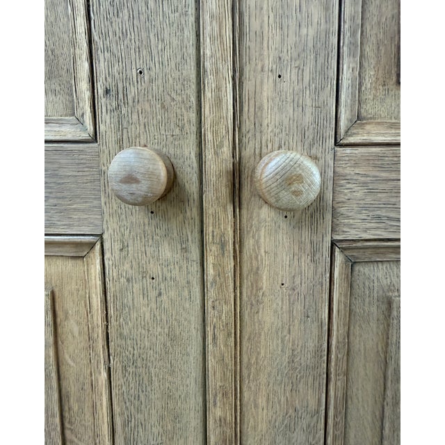 Parisian Oak Wardrobe, 1950s For Sale - Image 9 of 14