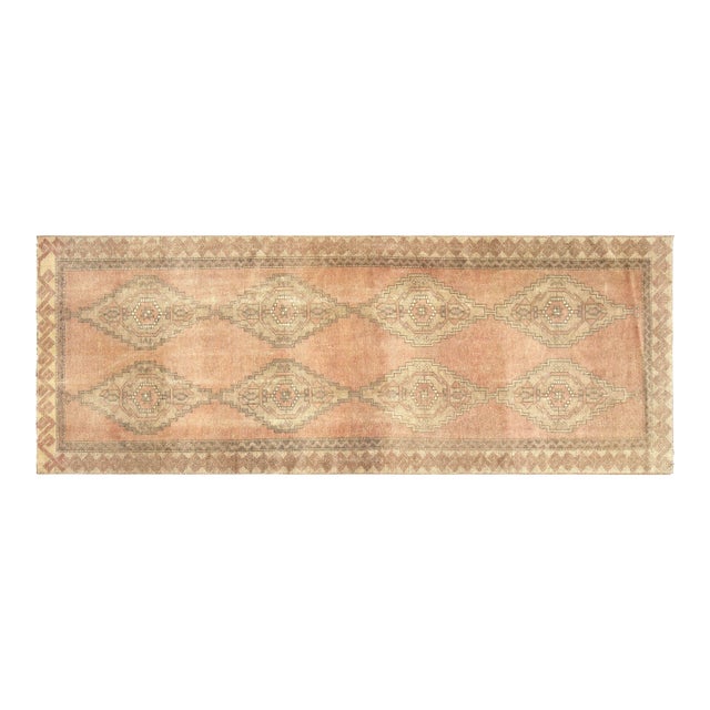 1960s Turkish Oushak Runner For Sale