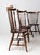 Farmhouse Vintage Windsor Dining Chairs Set of 4 For Sale - Image 3 of 12
