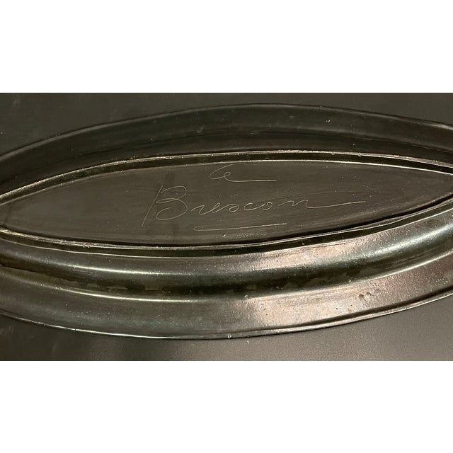 Fish Service by Vallauris Le Brescon, 1950s, Set of 13 For Sale - Image 3 of 8