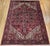 Vintage Persian Heriz Rug, Hand-Knotted Wool, Geometric Medallion Pattern, Red & Navy, 8x10 For Sale - Image 10 of 10