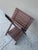 Wood Old Oak Craftsman Magazine Rack or Book Stand 1920s With Bottom Platform or Shelf For Sale - Image 7 of 12