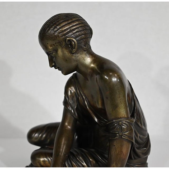 La Joueuse d’Osselets, 19th-Century, Bronze For Sale - Image 9 of 15