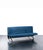 Metal Vintage Model D70 Sofa Bed Black Iron Reupholstered Blue by Osvaldo Borsani for Tecno, 1970s For Sale - Image 7 of 7