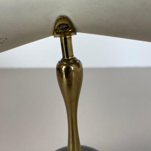 Brass and Metal Diabolo Theatre Wall Light in the style of Gio Ponti and Stilnovo, Italy, 1950s For Sale - Image 12 of 18