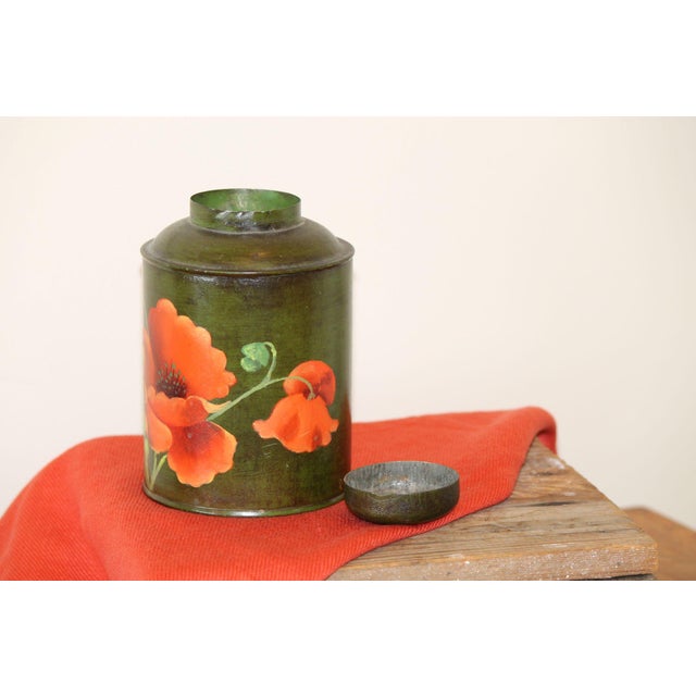 So, you're not a tea drinker? It would look fantastic with flowers! This old metal container was made to be a caddy for...