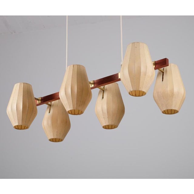 Hans Bergström Ceiling Lamp attributed to Hans Bergström, Sweden, 1950s, Set of 2 For Sale - Image 4 of 12