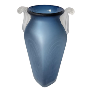 Signed Steven Newell Contemporary Art Glass Sculptural Vase