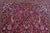 1940s Hand-Knotted Vintage Sarouk Rug in Rich Red Palette -4' 5'' X 6' 11'' For Sale In Tampa - Image 6 of 9