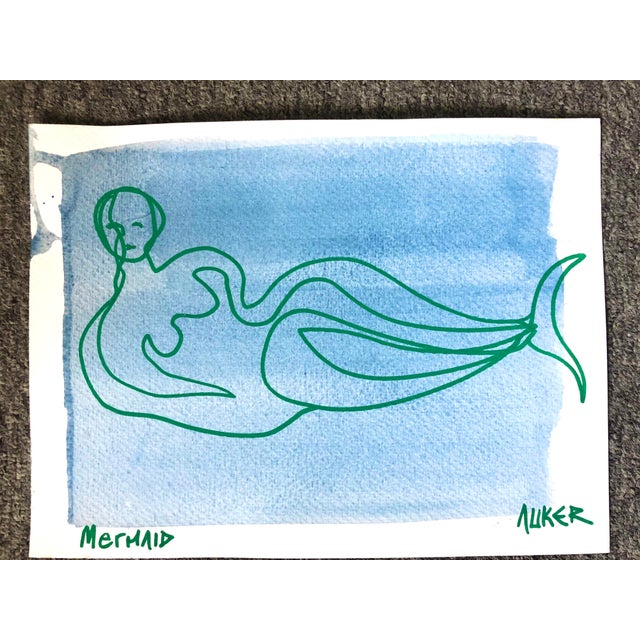 2020s “Mermaid” Original Artwork by CL Auket For Sale - Image 5 of 5