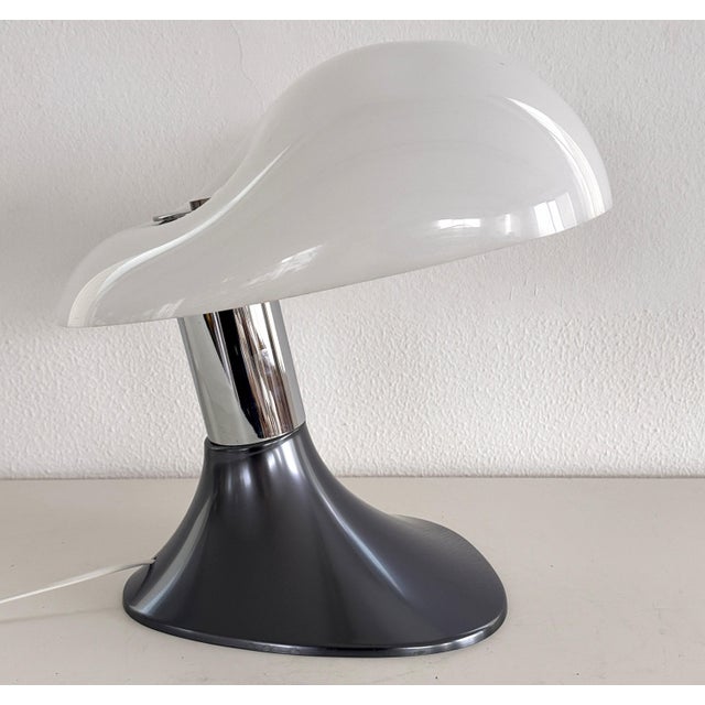 Plastic Large Cobra Table Lamp by Guzzini, 1970s For Sale - Image 7 of 17
