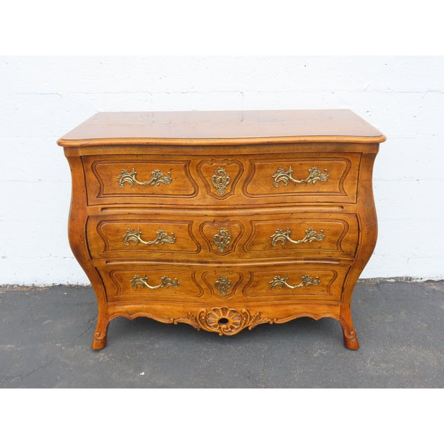 Henredon Villandry Collection French Bombay Serpentine Chest Dresser 6591 For Sale - Image 13 of 16