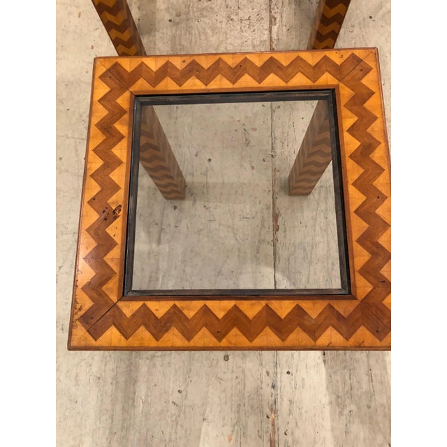 1960s Italian Trio of Inlaid Nesting Tables - Set of 3 For Sale - Image 10 of 12