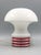 Space Age Mushroom Table Lamp in Opal Glass with Chrome Details, Italy, 1970s For Sale - Image 12 of 12