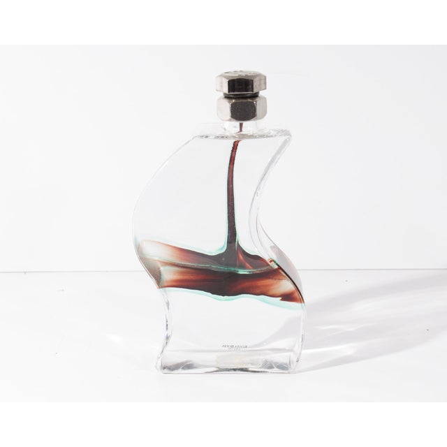 Contemporary Glass "Macho" Decanter by Kjell Engman for Kosta Boda For Sale - Image 3 of 10