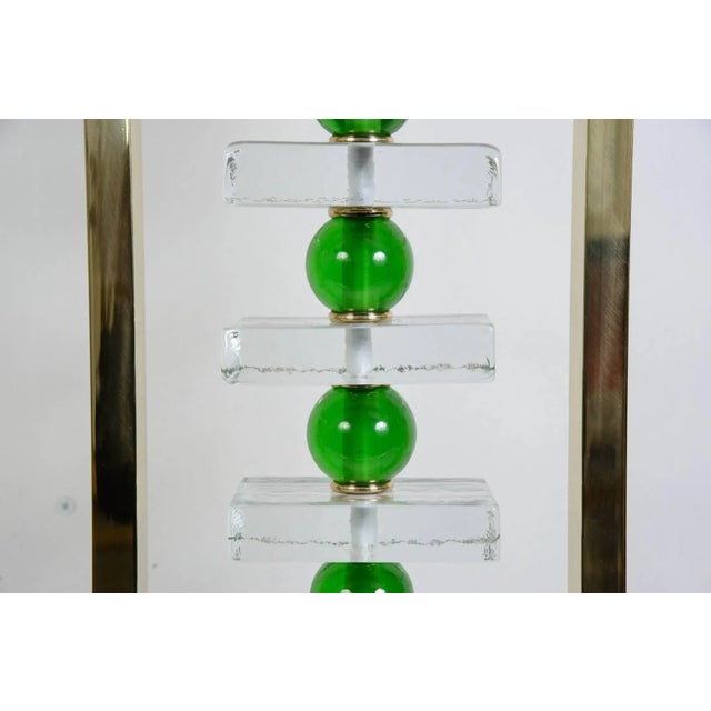 Vintage Murano Glass Lamps, Set of 2 For Sale - Image 4 of 7