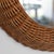 1960s French Wicker Circular Mirror For Sale - Image 9 of 10