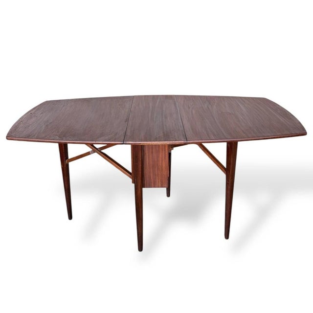 Mid-Century Modern Teak Drop Leaf Dining Table from Elliots of Newbury, 1960s For Sale - Image 3 of 8