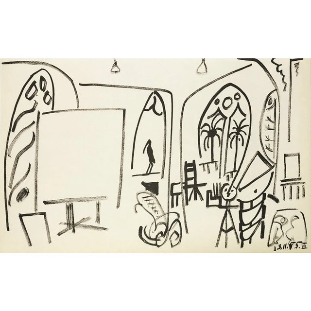 Title: Untitled No 2 dated 13/11/1955 Artist: Pablo Picasso Country: Spain Medium: Lithograph Marks: Numbered & dated in...
