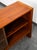 Brown Mid Century Danish Modern Bookshelf Cabinet Teak Shelves Glass Shelves 30" MCM For Sale - Image 8 of 12